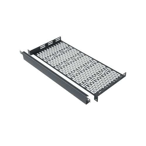 Middle Atlantic UFA-8-F1 UFA Series 1U RMS Small Device Mounting Rack Shelf with 1U Faceplate, 8\\" Depth