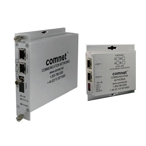 ComNet CNFE2003M2POE/HO/M 2-Channel 10/100 Mbps Ethernet Electrical to Optical Media Converter