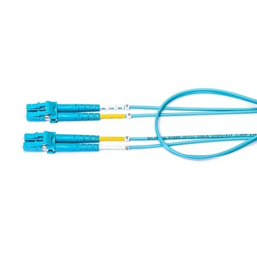 Belden FP3LDLD002M FiberExpress Ultra Patch Cord LC to LC Duplex, OM3 Multimode, 2m, Aqua