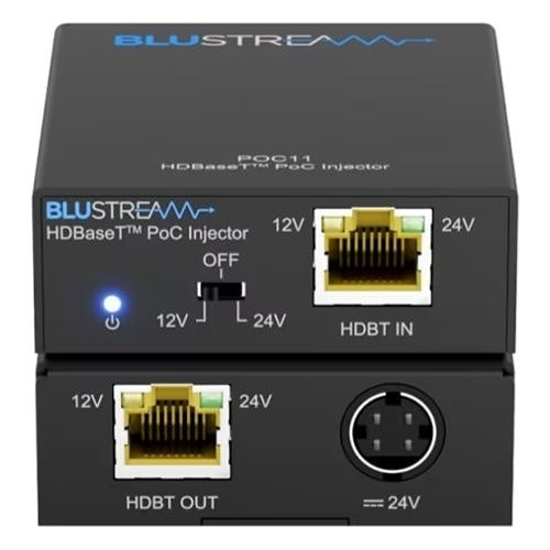 Blustream 9340242005403 HDBaseT Mid-Span Power Supply, 12/24V