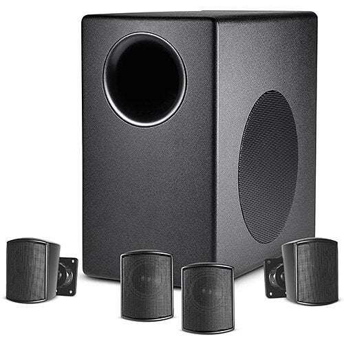 JBL Professional Control C50PACK Packaged Surface-Mount Subwoofer Satellite Loudspeaker System, Black