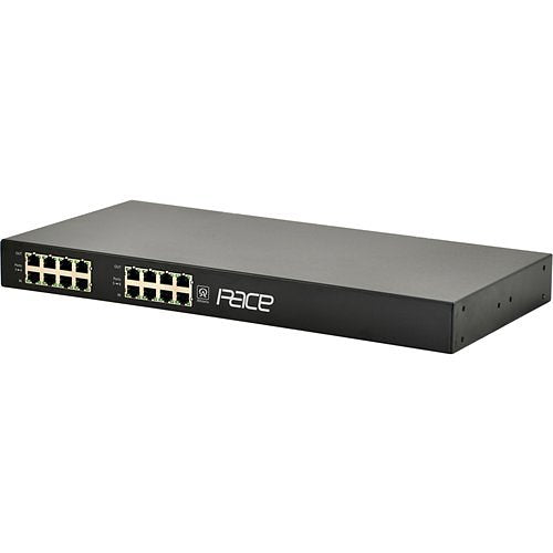 Altronix Eight (8) port IP and PoE+ Over Extended Distance CAT5e Receiver Image of AX-PAC8PRM