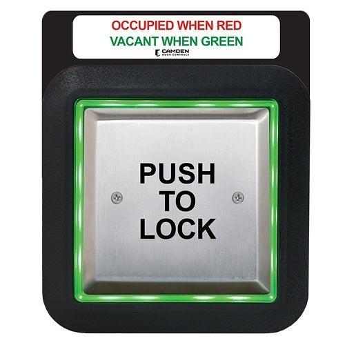 Camden CM-46/855SE1 4.5\\" Square Push Plate with Sounder, Illuminated