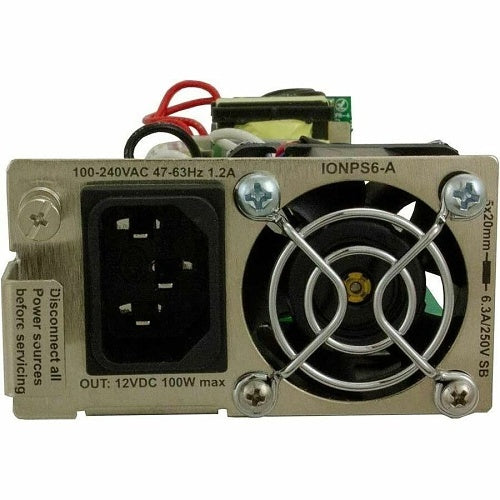 Lantronix IONPS6-A-BR AC Power Supply, 6-Slot C Chassis, BR Cord