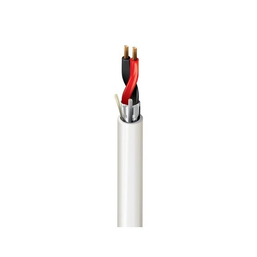 Belden 6300FE 877U1000 18/2 Shielded Plenum-CMP Security and Commercial Audio Cable, BC, 1000\' (304.8m) UnReel, Natural