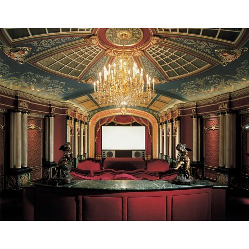Draper 251115 220\\" Cineperm Fixed Frame Projection Screen, HDTV, Matte White