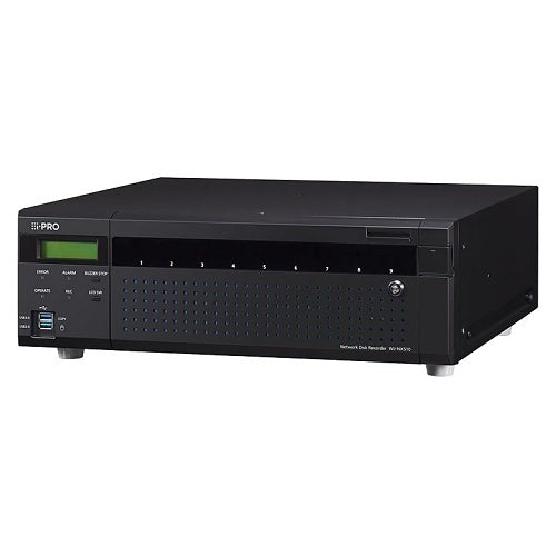 i-PRO WJ-NX510K 64-128-Channel NVR H.265/H.264 9-Slot, HDD Capacity 20TB