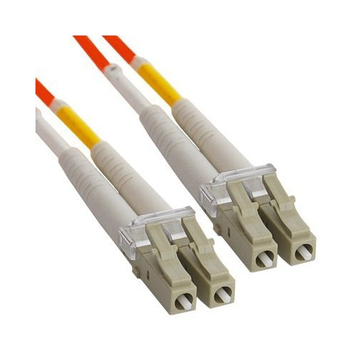 ICC ICFOJ1M710 Fiber Optic Patch Cable, LC-LC Duplex Multimode 50/125 OM2/MM, 10m, Orange