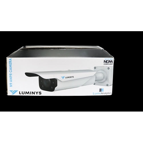 Luminys N9L-4RAL 4MP IP LPR Camera, 10-50mm Vari-Focal Lens, IP67, Aluminum, White