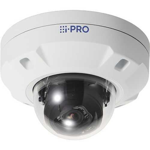 i-PRO WV-S25500-V3LN S-Series 5MP Outdoor Vandal Resistant Dome IP Camera with AI Engine, 2.9-9mm Lens, NDAA Compliant, White