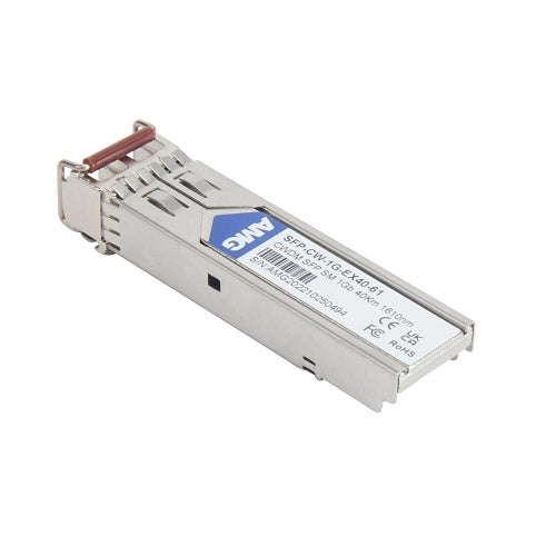 AMG Systems SFP-CW-1G-EX40-61 2-Fiber SFP Singlemode CWDM, LC Connectors, 1610nm, 1GB