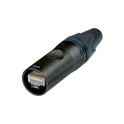 NEUTRIK NE8MX6-B-T EtherCON CAT6A Cable Connector Self-Termination for Wire Size AWG24, Nickel Plating
