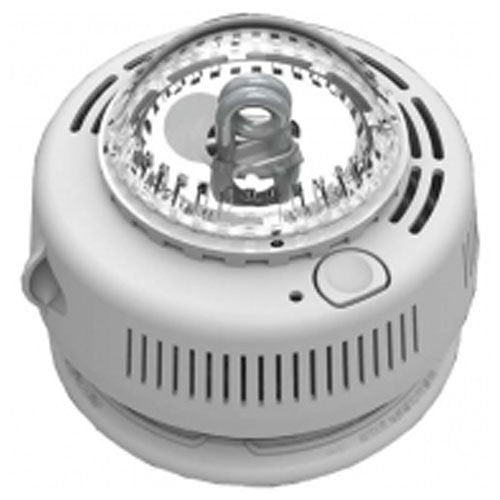 System Sensor 7010BSLA Photoelectric Smoke Detector with Strobe Light, 120V