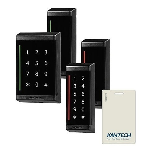 Kantech KT-MUL-MT-KP2 Multi-Technology Smartcard Keypad Reader, Mullion Mount, Single Gang, 13.56 MHz + 125 kHz
