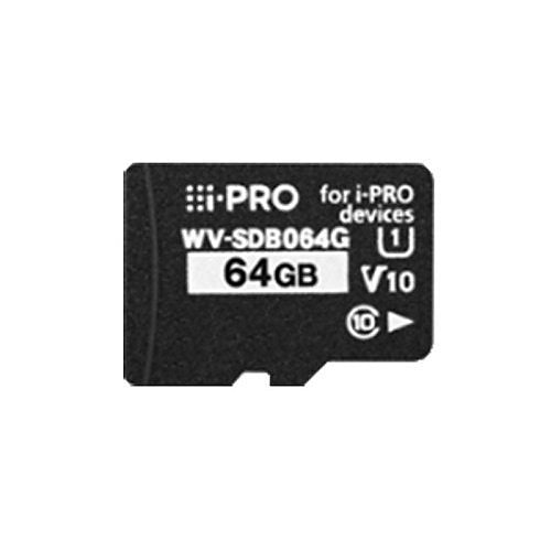 i-PRO WV-SDB064G 64GB microSD Memory Card for i-PRO Devices