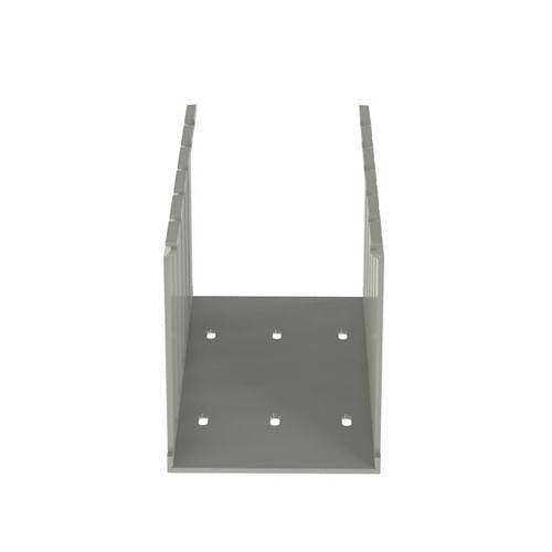 Panduit G4X5LG6 Slotted Duct PVC, 4x5x6\', Light Gray