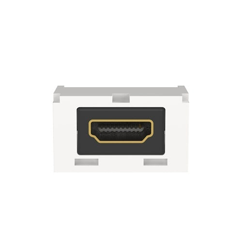 Panduit CMHDMIWH Mini-Com HDMI Coupler, 2.0 Type A, Female to Female, White