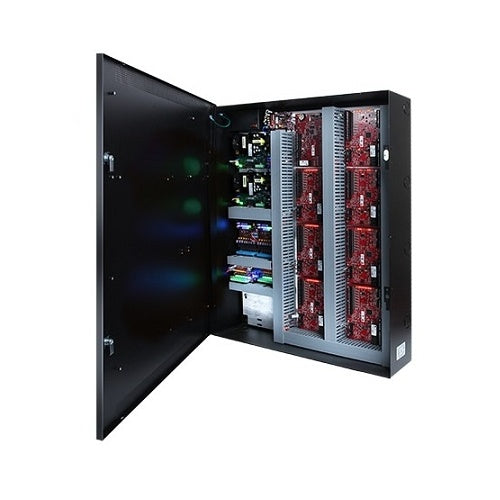 LifeSafety Power FPO75-B100C8PE4H/T4-C FlexPower Single Voltage Power Supply, (1) B100 Module, (1) C8 Module, E4 Enclosure, Honeywell Backplate, ProWire Tie Wrap, 4-Door