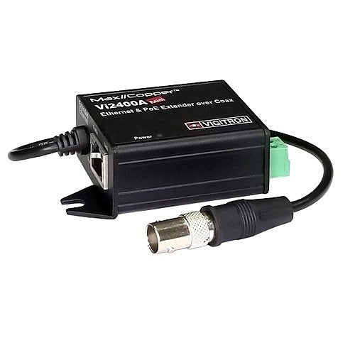 Vigitron Vi2400A Mini MaxiiCopper High-Speed Ethernet Extender over Coax