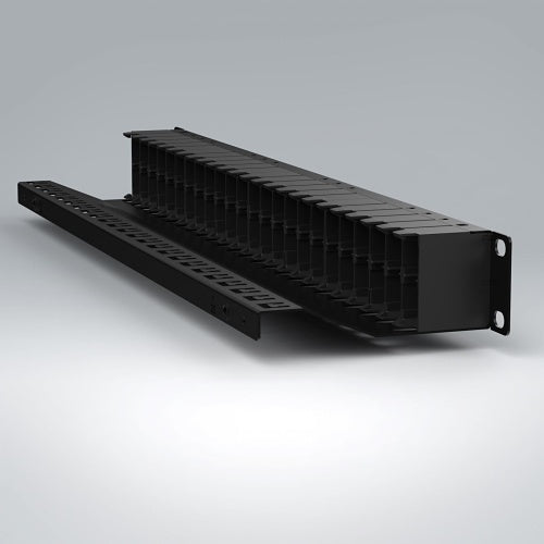 Siemon Z6AS-PNL-U48K Z-MAX 6A Shielded Patch Panel Kit, 48-Port, 2U