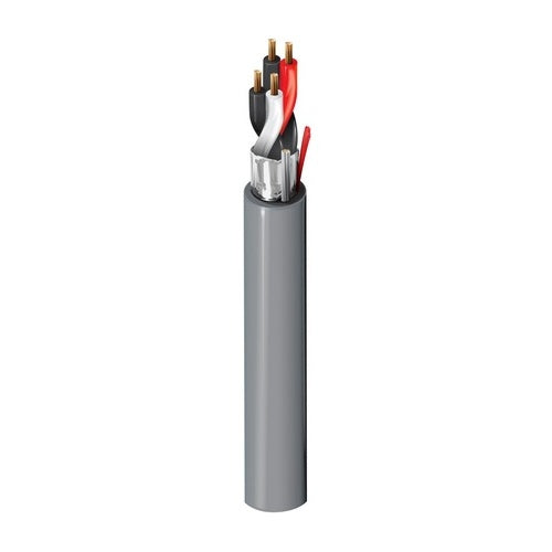 Belden 5541FE 008U1000 22/2 Security and Sound, Shielded, CMR, Gray