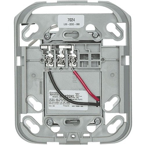 System Sensor MP120KL Mounting Plate for Horn, Chime, Strobe Image of BK-MP120KLA