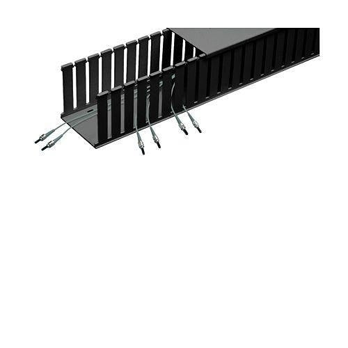 Panduit E4X4BL6 Cable Duct, 4x4 Wiring Duct, 6\' Long, Black
