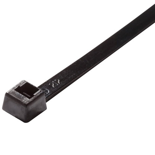 Dottie DT36HB Heavy-Duty Straight-Tip UV Black Cable Ties, Pack of 37