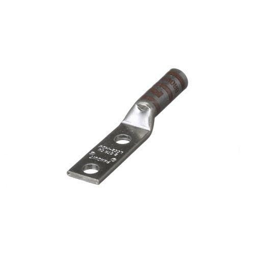 Panduit LCC2-14DW-Q Compression Connector Lug, 2-Hole, #2AWG, Copper
