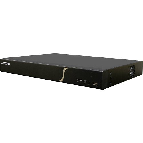 Speco H24HRLN 4K Ultra HD-TVI 24-Channel Hybrid DVR, 16TB HDD, Black