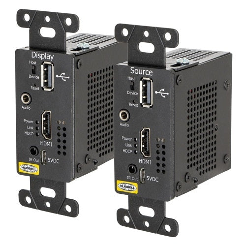 Hubbell ISFHDR5BK 110 HDBaseT HDMI, USB, Analog Audio, RS232, IR, Extender