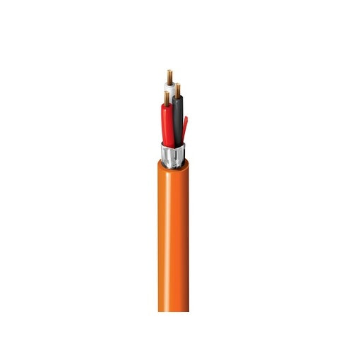 Belden 6501FE 877U1000 3-Conductor 22 AWG Shielded Speaker Cable, Plenum, 1000\', Natural