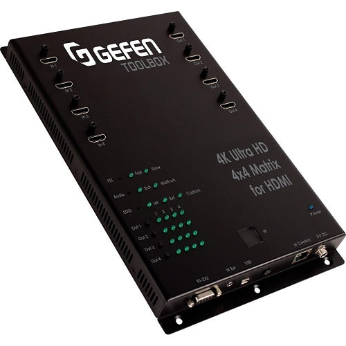 Gefen GTB-HD4K2K-444-BLK 4×4 Matrix for HDMI 4Kx2K, Black