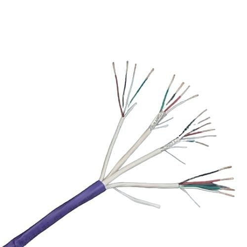 Paige 2S1680P6R1 Access Control Cable 18/4c, 22/3pr Shielded, 22/2c, 22/4c, Plenum, Yellow Jacket, 1000' Reel