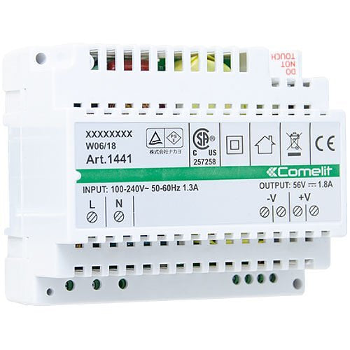 Comelit EZ-316MUG Advanced Entrance Panel Intercom Kit, 3454HD, 1596B, 1441, 1456B, DIN12, PC3