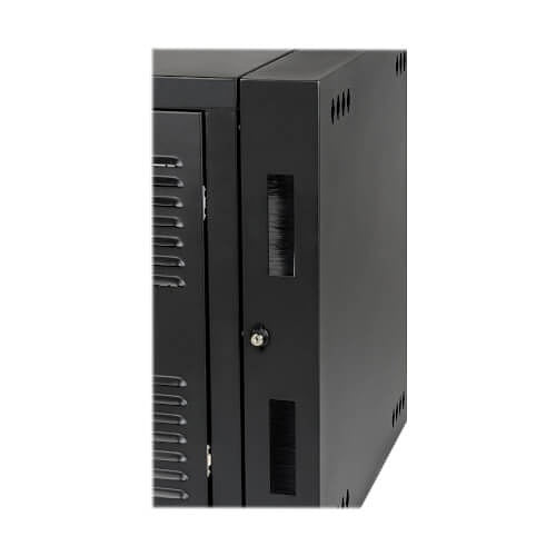 Eaton Tripp Lite SRW12USNEMA SmartRack Switch-Depth Wall Mount Small Rack Enclosure with Hinged Back for Harsh Environments, 20.5\\" (52cm), 200lb (90.7kg), 12U