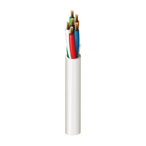 Belden 6504UE 877U500 500\' 6-Conductor 22 AWG Plenum Burglar Alarm Cable with Flamarrest Jacket, Natural