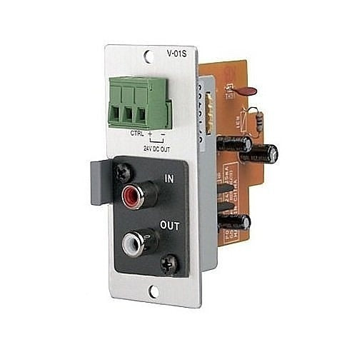 TOA V-01SD00 Series VCA Plug-In Module for 900 Series and BG-1000 Series Amplifiers, RCA Jacks and Phoenix-Style Removable Terminal Block Connector