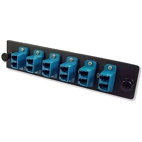 Lynn Electronics FAS-12SLC 12-Fiber LC Duplex 6-Port SM Adapter Strip