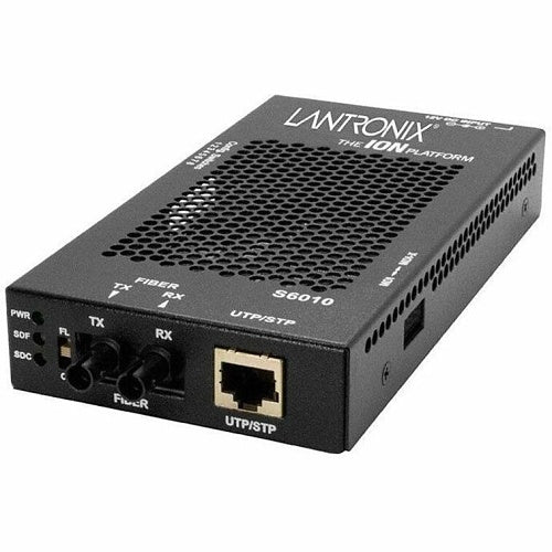 Lantronix S6010-1011-UK S6010 Series T1/E1 to Fiber Network Interface Device, 2km