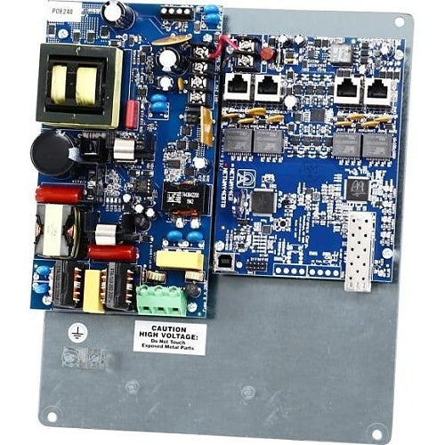 Altronix NETWAY4E1BTPL 4-Port Hardened 802.3bt 4PPoE Switch and Power Supply / Charger, Backplane