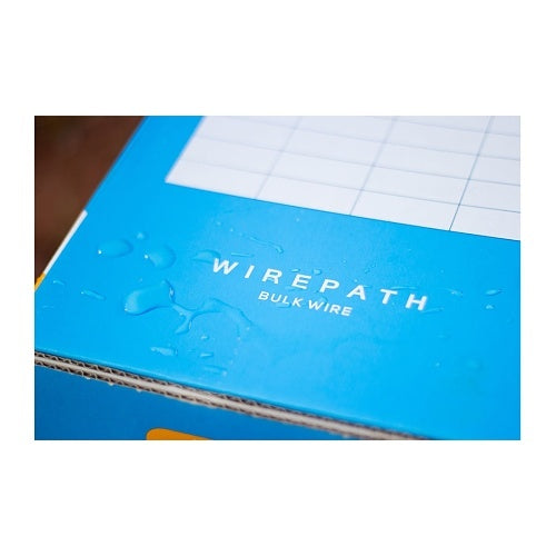 Wirepath NST-222-1000-WHT 22/2 7-Strand Security Wire, 1000\' Nest In Box, White