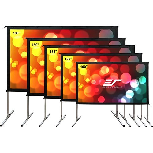 Elite Screens Yard Master Dual Oms135h2-Dual 135\\" Projection Screen