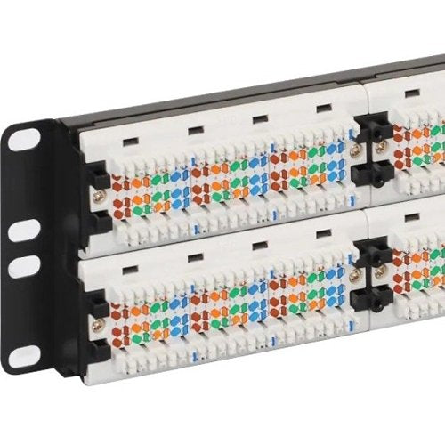 ICC ICMPP4860V CAT6 Patch Panel, 48-Port, 2U RMS, 6-Pack
