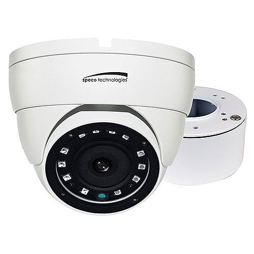 Speco VLDT4W 2MP Outdoor Analog HD IR Turret Camera, 3.6mm Lens, White Image of SO-VLDT4W