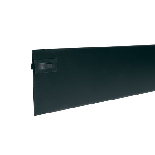 Middle Atlantic FWD-EB2 Forward Series Tool-less Blank Rack Panel, Flanged, 2U, Stainless Steel
