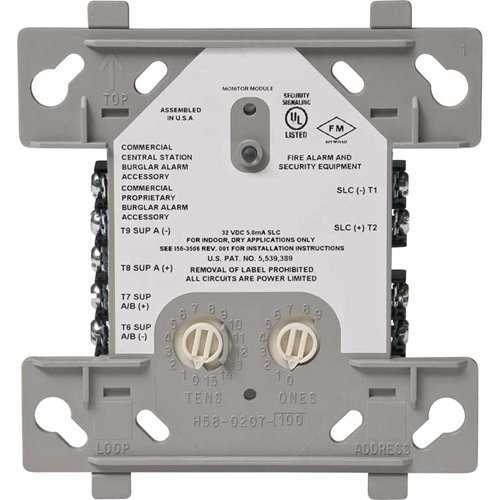 Fire-Lite MDF-300A Addressable Dual Monitor Module with Independent Class Circuits