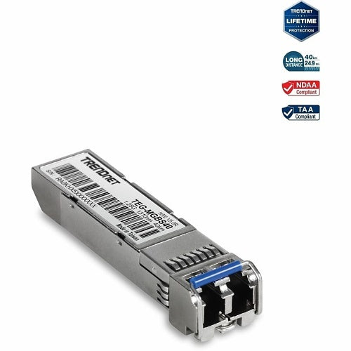 TRENDnet TEG-MGBS40 Mini-Gbic Single-Mode LC Module