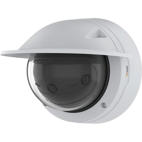 AXIS P3818-PVE 13MP Outdoor Vandal Resistant 180° Panoramic Fixed Dome IP Camera, 3.2mm Fixed Lens, White