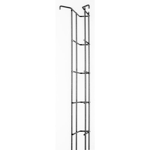 Hubbell VMR47 M-Series Vertical Mount Rear Cage for VM Series, 4\\" Wide x 7\\" Deep, Steel, Black